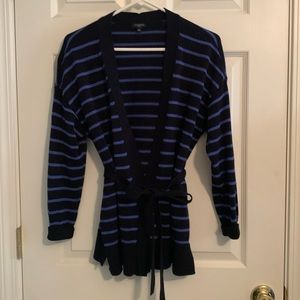 Talbots belted cardigan sweater